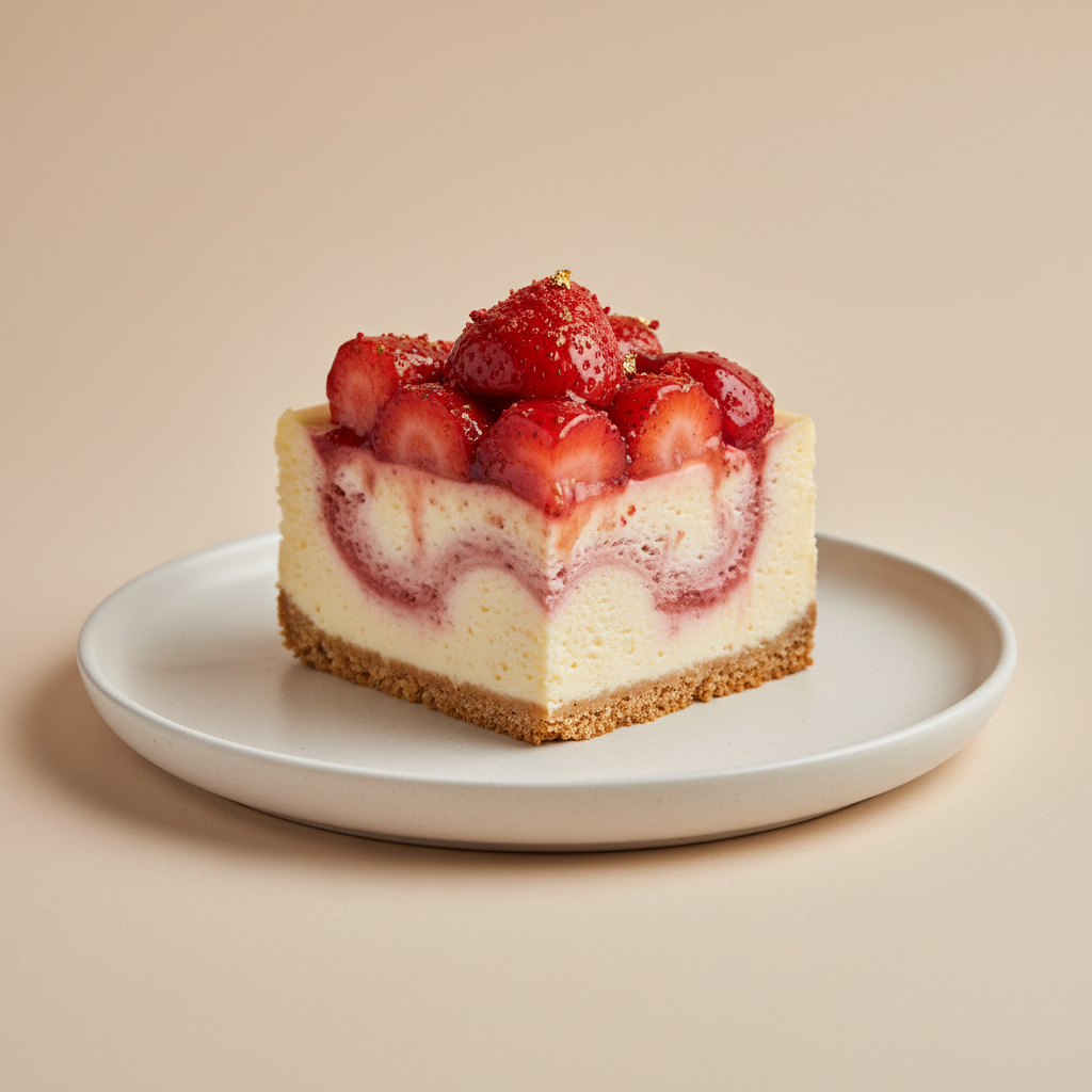 Strawberry Dusse Cheesecake