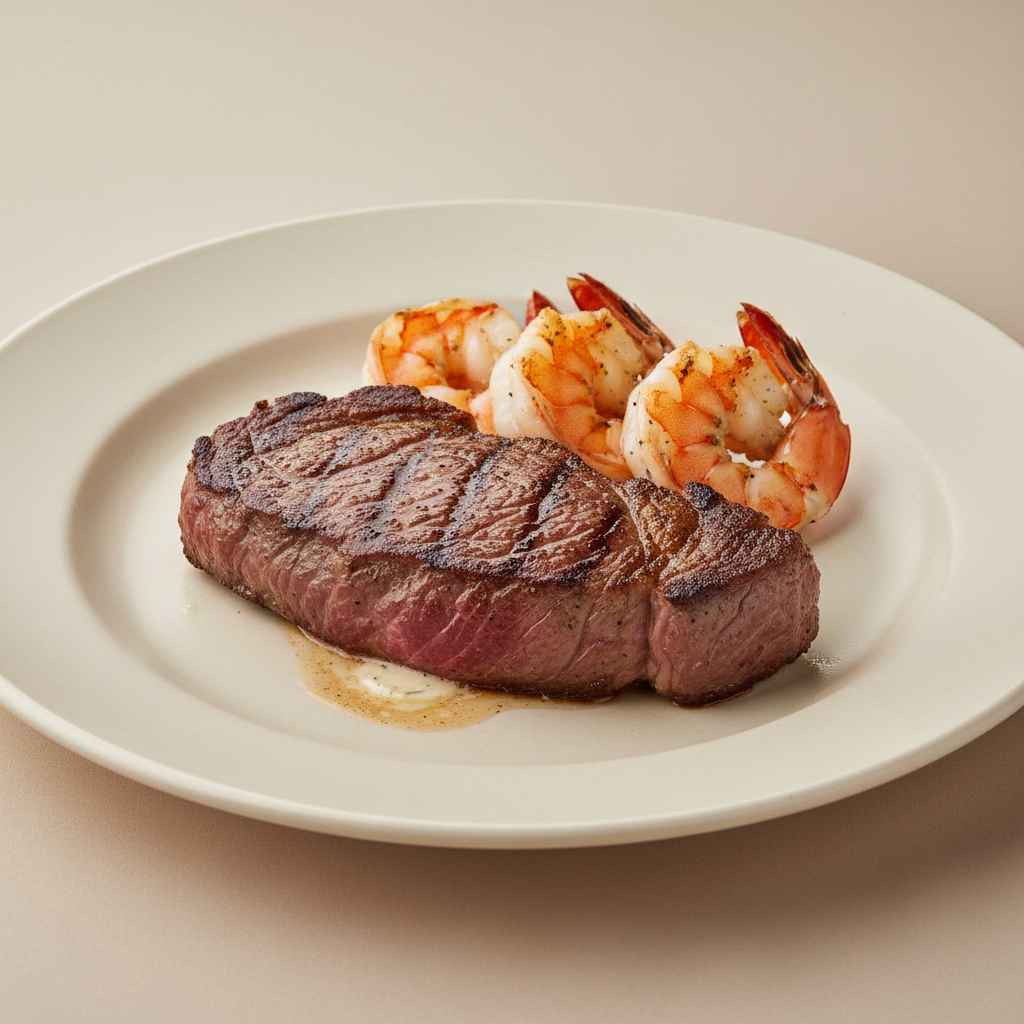 Steak and Shrimp