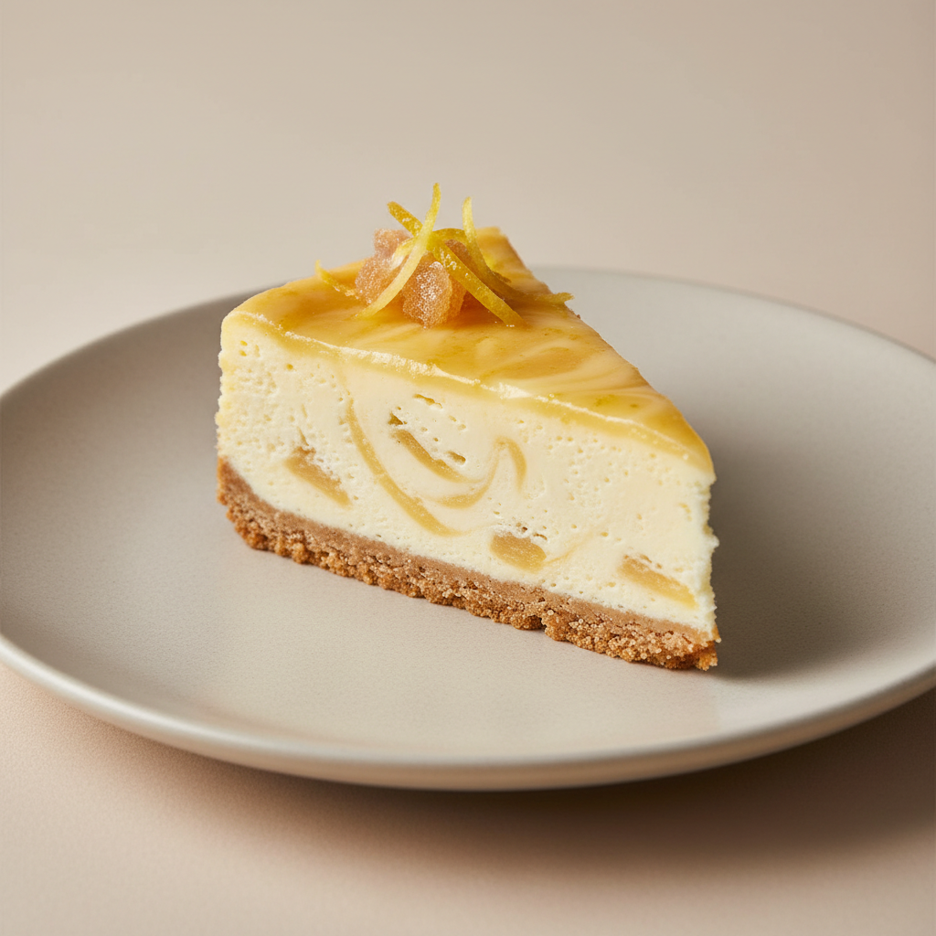 Lemon & Ginger Cheesecake